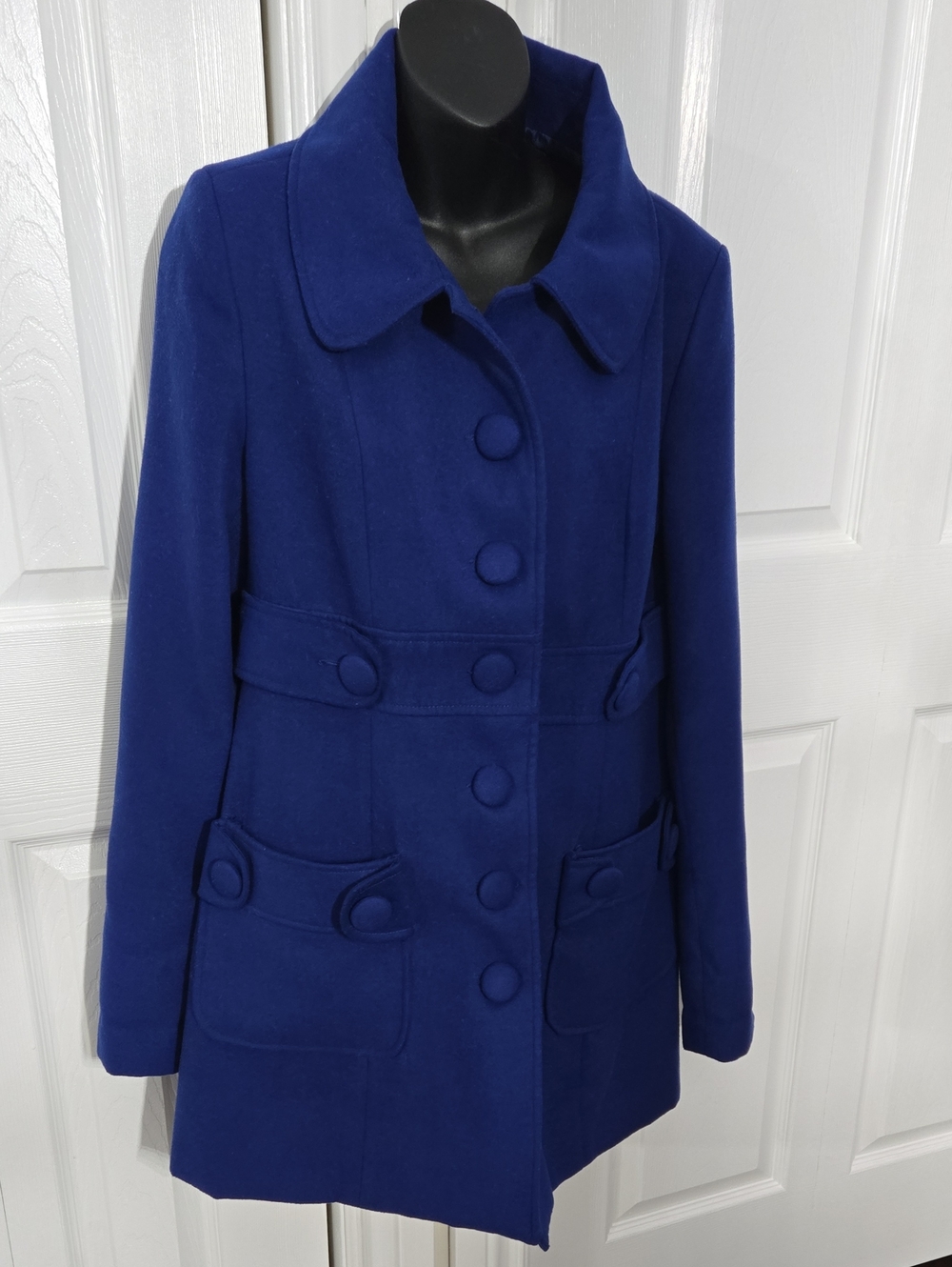 Jack by BB Dakota Royal Blue Pea Coat